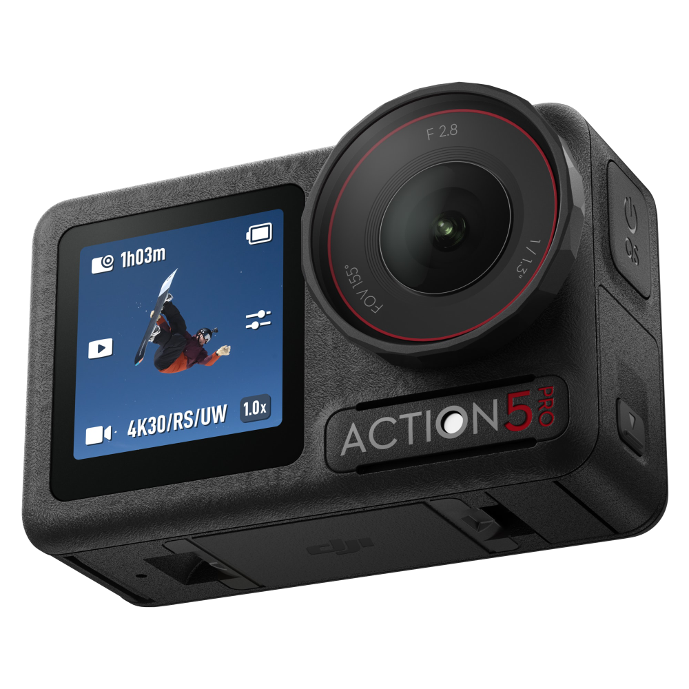 Two Insta360 X5 cameras oriented to show the front and back perspectives